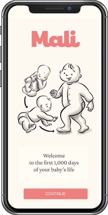 Mali app, welcome to the first 1,000 days of your baby's life