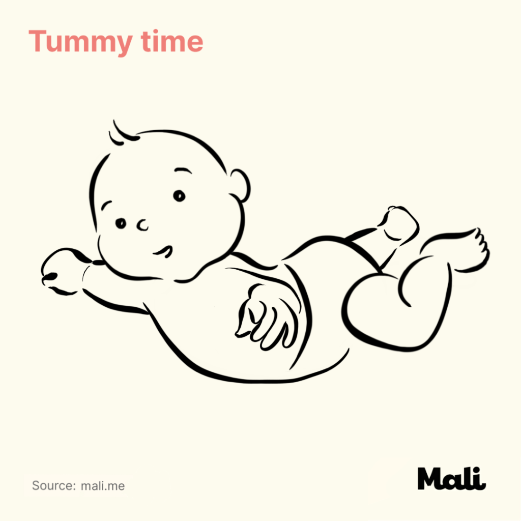 Tummy time Five Ways to Encourage Crawling by Mali