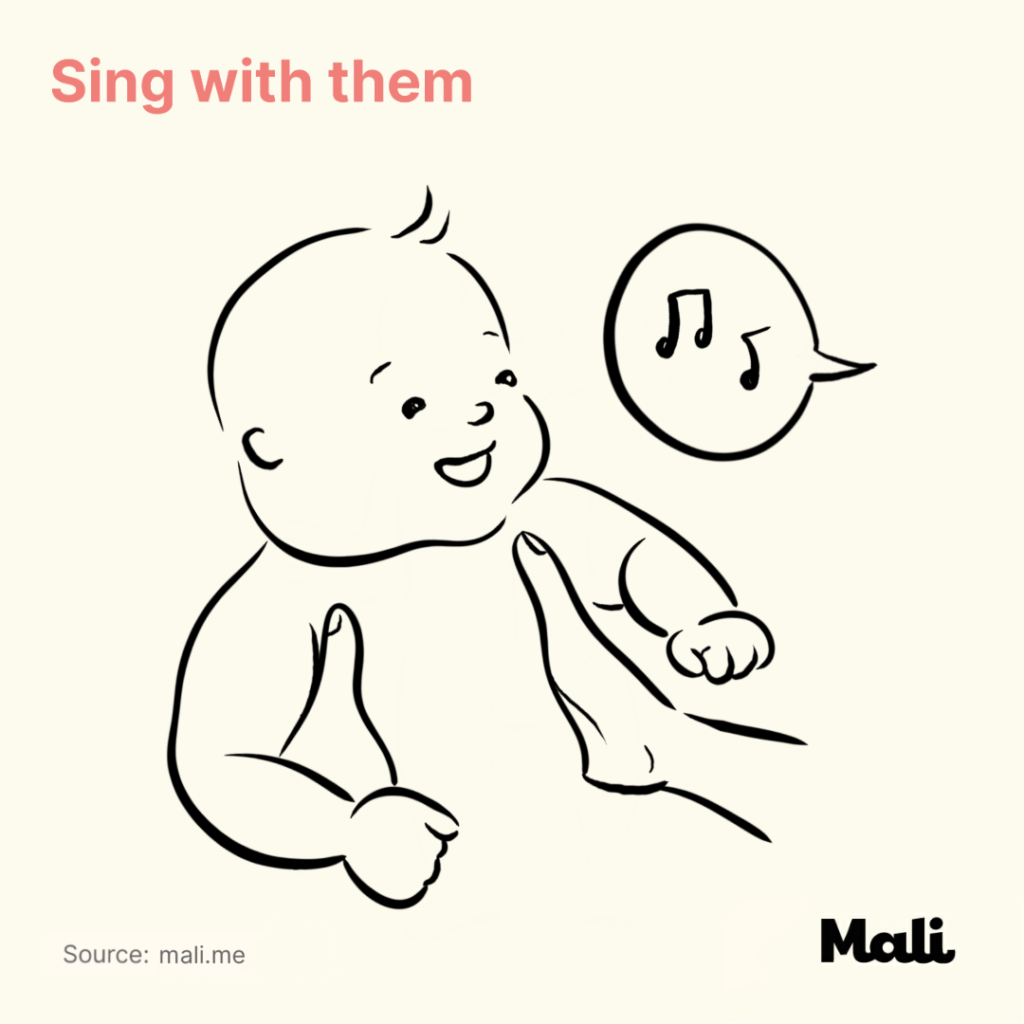 6 ways to boost baby's language skills_Sing with them by Mali