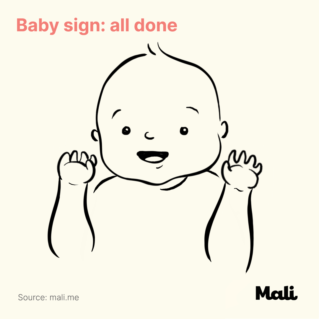 All done-Baby sign language by Mali