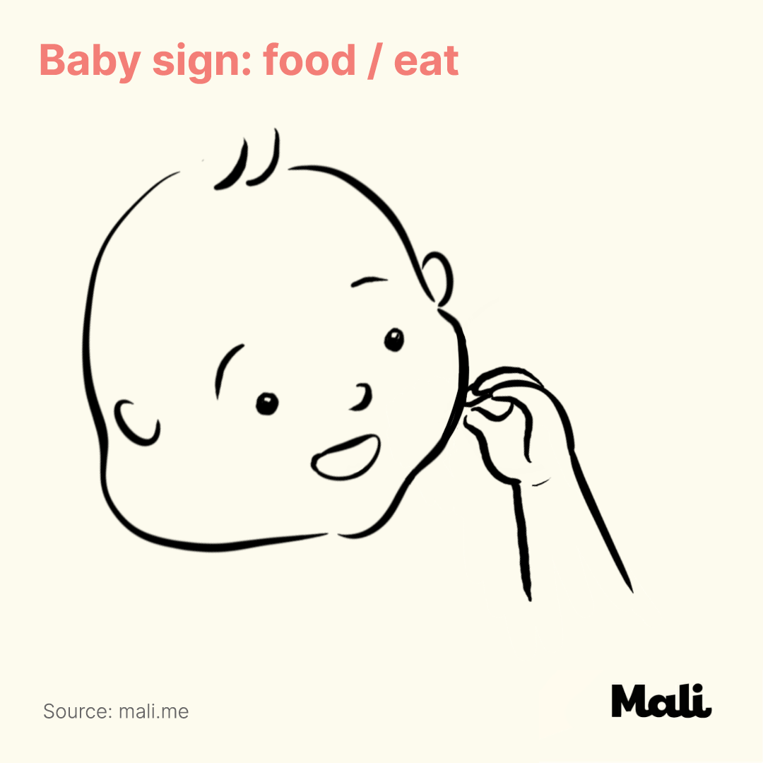 Food-Baby sign language by Mali