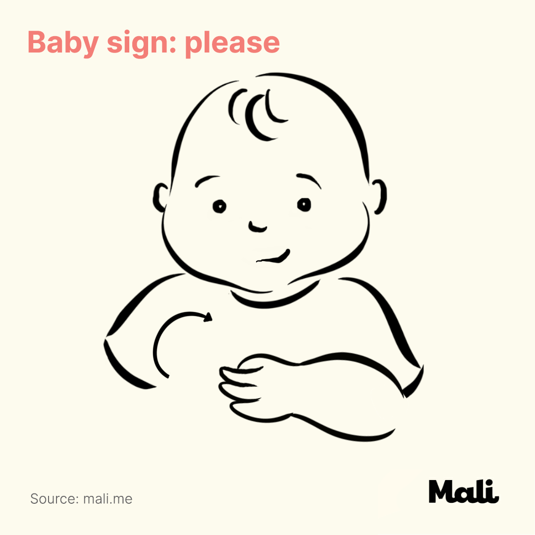 Please-Baby sign language by Mali