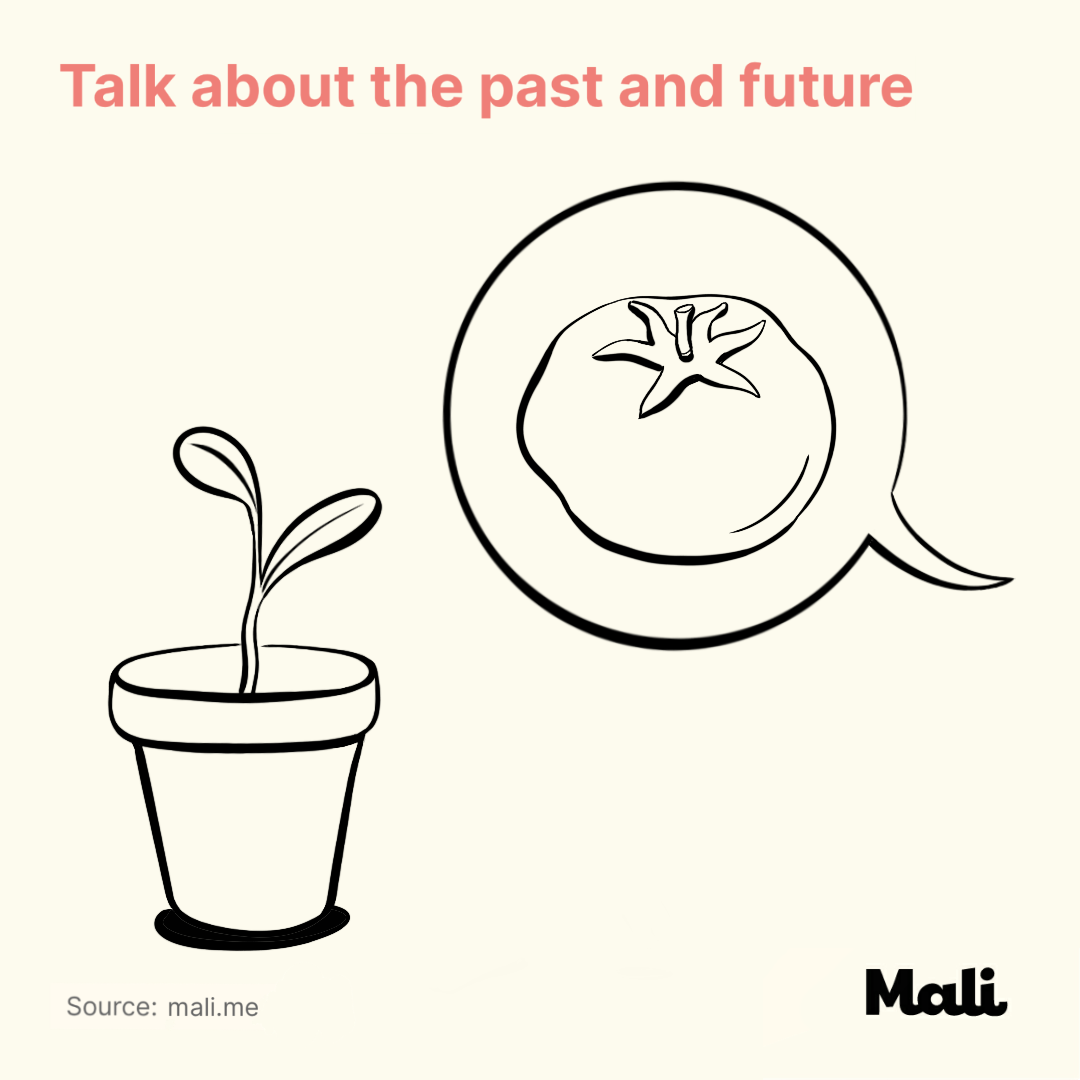 Talk about the past and future_7 important things to do when talking to a baby by Mali