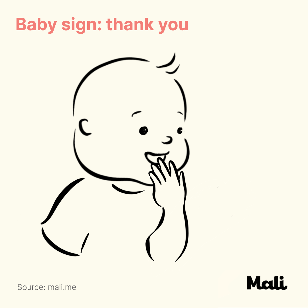 Thank you-Baby sign language by Mali
