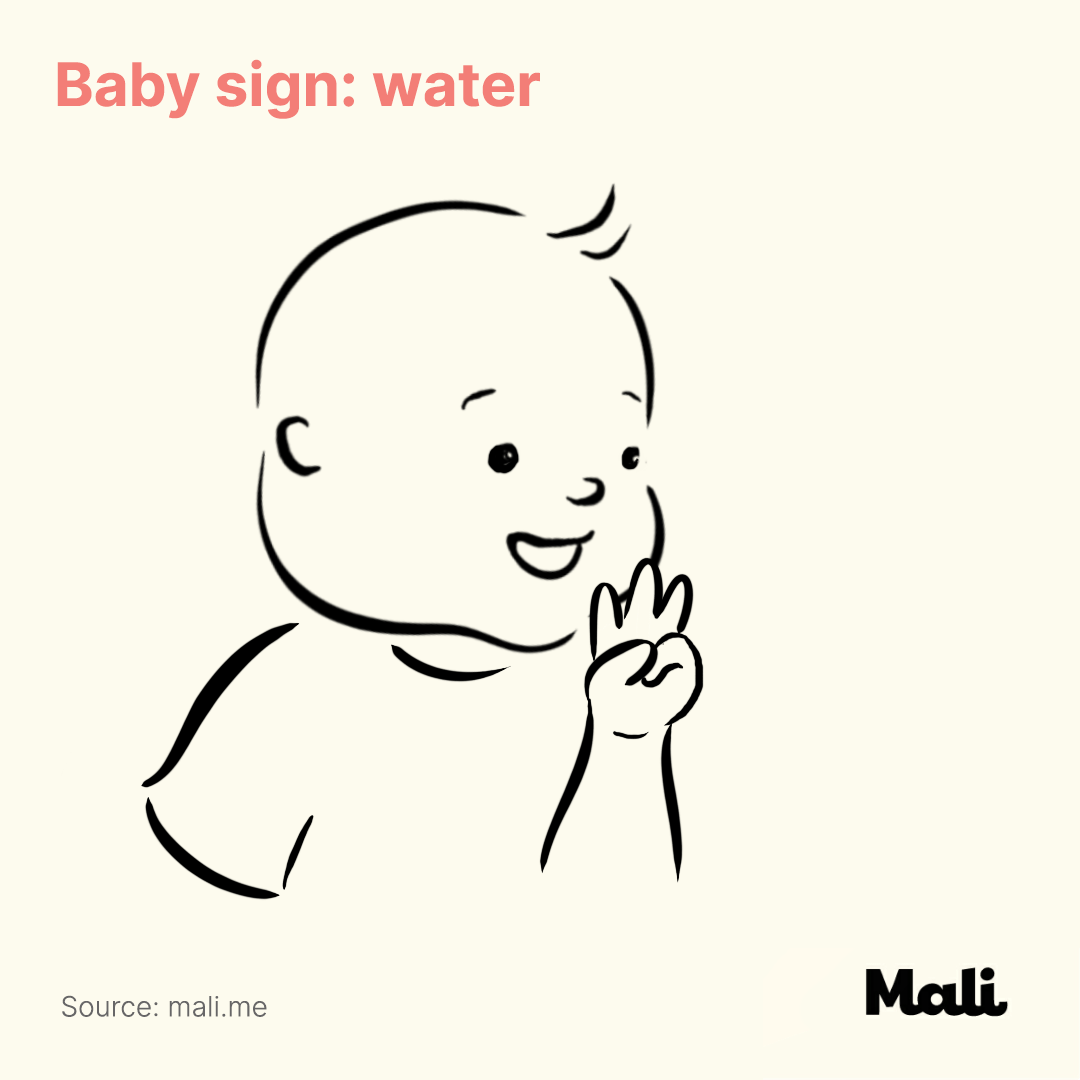 Water-Baby sign language by Mali