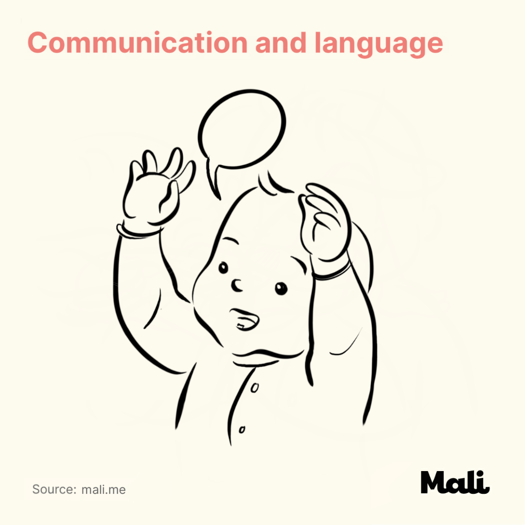 Communication and language_12 Important Milestones for children’s development by Mali