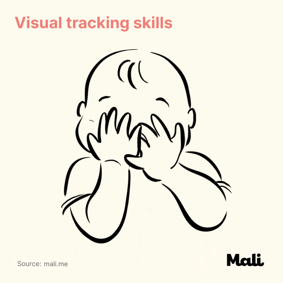 Visual tracking skill_The benefits of peek-a-boo and hide and seek by Mali