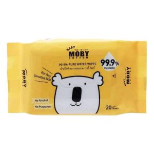 Baby Moby ผ้าเปียก 99.9% เพียววอเตอร์