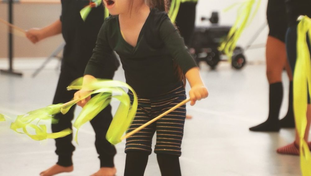Learning through play month 20: ribbon dancing