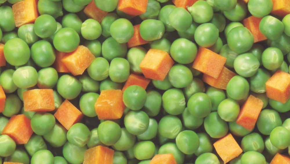 Baby recipes: carrots and peas