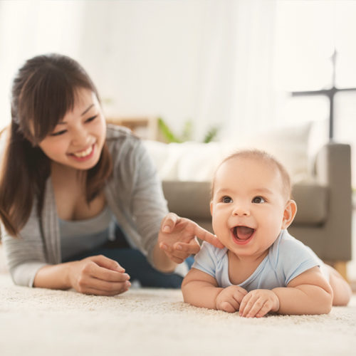 Lợi ích khi cho bé nằm sấp (Tummy Time)